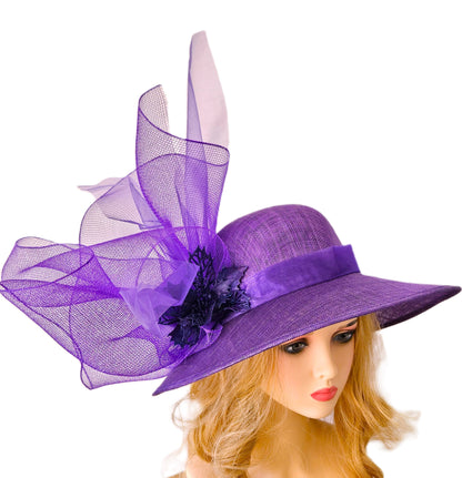 ascot hat purple