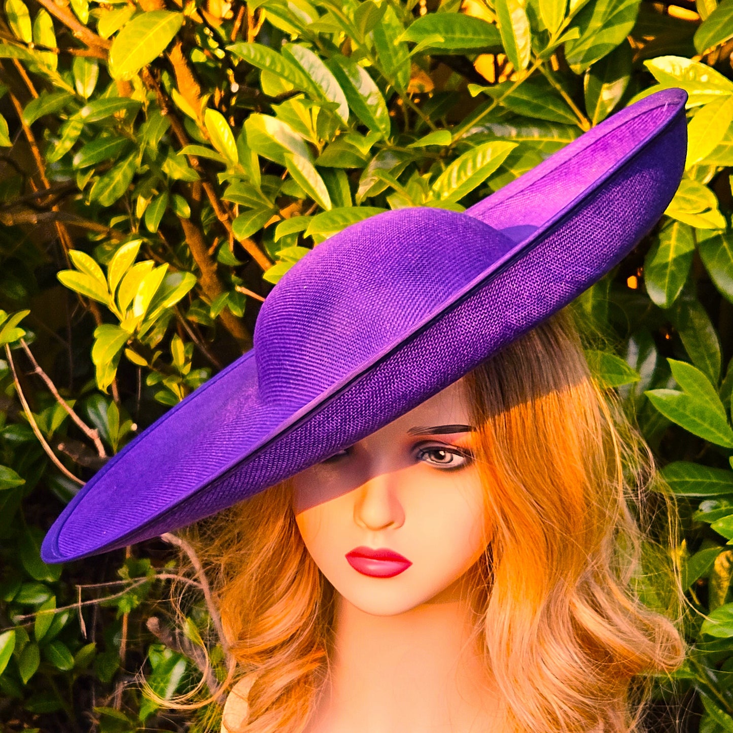 Purple Ascot Hat