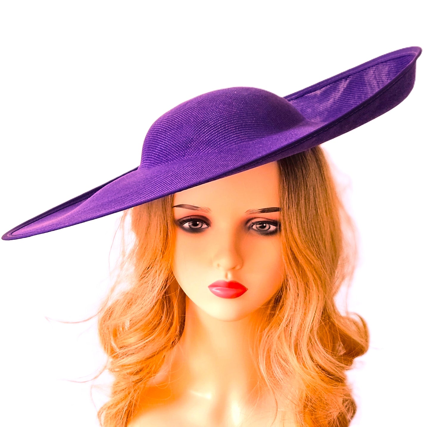Purple Wedding Hat